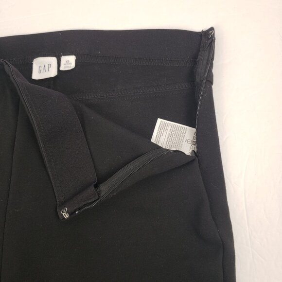 Gap XS Petite Black Skinny Pants Womens Side Zipper Jeggings Rayon Spandex - Picture 6 of 16